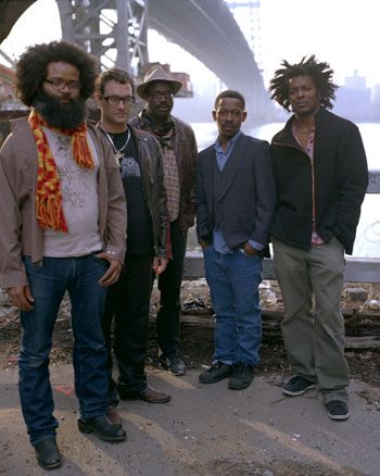 Kyp Malone, Dave Sitek, Tunde Adebimpe, Gerard Smith, Jaleel Bunton.