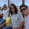 Descontraindo na beira da praia