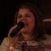 FL�VIA AFONSO CANTANDO NO LAN�. DO CD FA�A A DIFEREN�A DE SUA AMIGA CASSIANE