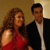 Celina Borges com Padre F�bio de Melo: dois expoentes da m�sica cat�lica.