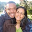 Com sua esposa Selma Souza