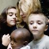 Madonna e os tr�s filhos