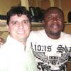Pastor Ronilton e o cantor L�zaro