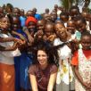 Em trabalhos sociais c/ kids na Africa