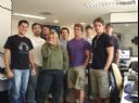 Grande parte da equipe reunida